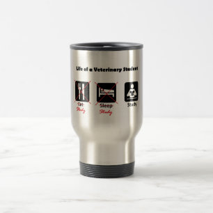 Life of a Veterinary Student travel mug