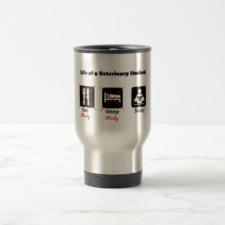Life of a Veterinary Student travel mug