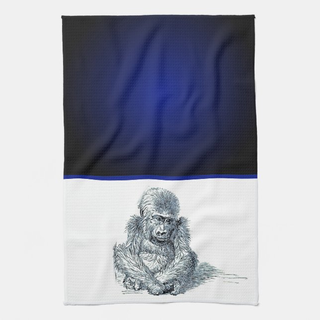 Life of a Young Gorilla Kitchen Towel (Vertical)