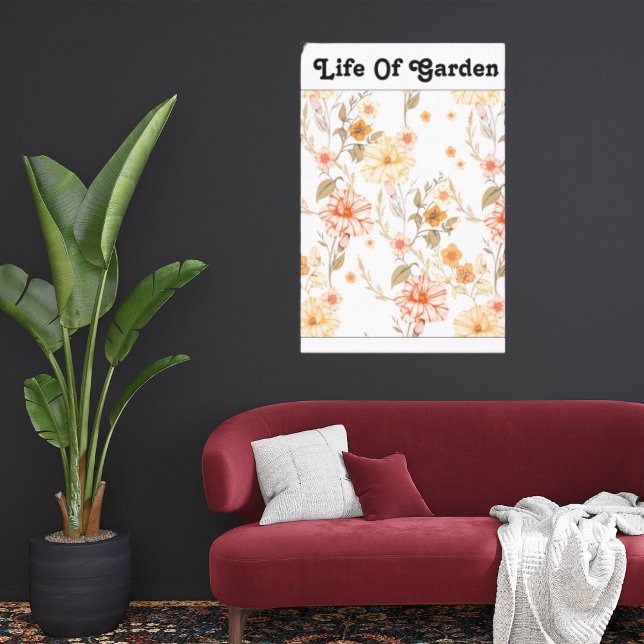 Life Of Garden Botanical Canvas Print (Creator Uploaded)