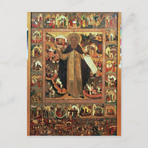 Life of St. Sergius of Radonesh, 1640s Postcard