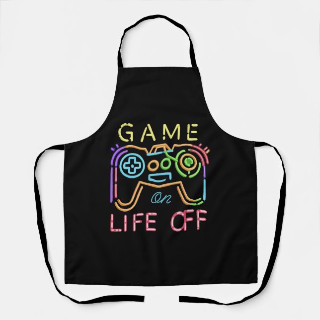 Life off Neon Strips Apron (Front)