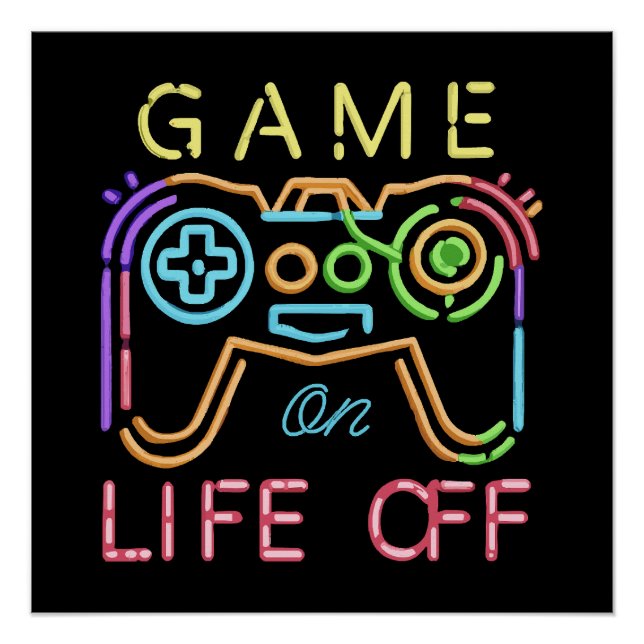 Life off Neon Strips Poster (Front)