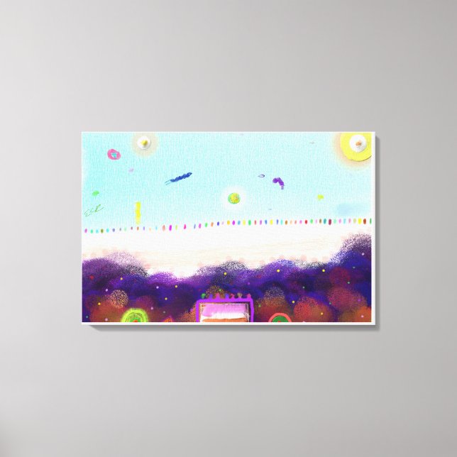 Life on Another Planet Canvas Print (Front)