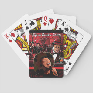 Life on Bourbon Street Playing Cards, Music Theme Cards