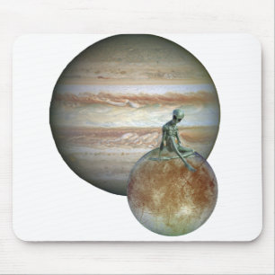 life on Europa Jupiter's moon Mouse Pad