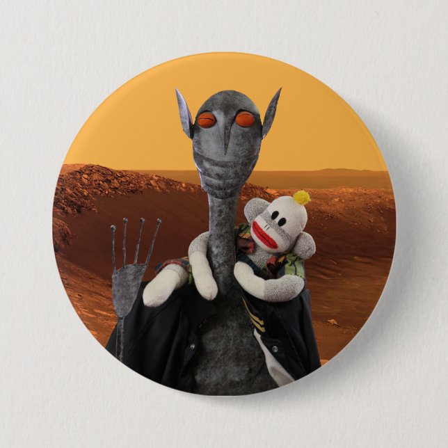 Life on Mars 3 Inch Round Button (Front)