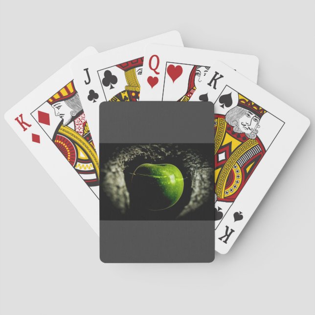 life on the apple playing cards (Back)