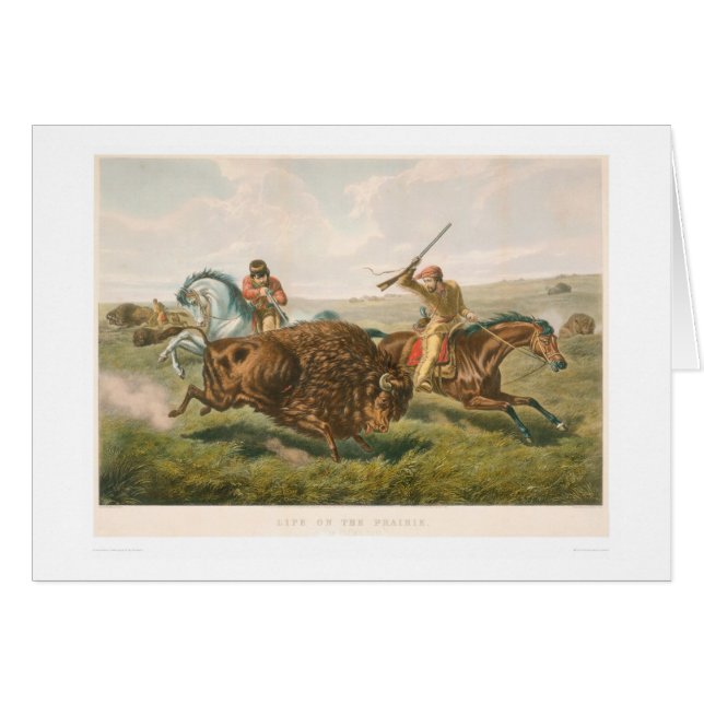 Life on the Prairie: The Buffalo Hunt (0878A) (Front Horizontal)