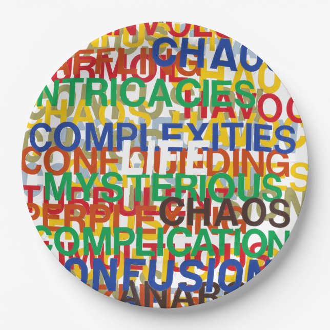 Life Paper Plate (Front)