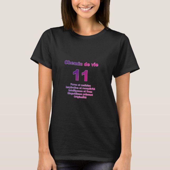Life Path 11 with Keywords T-Shirt (Front)