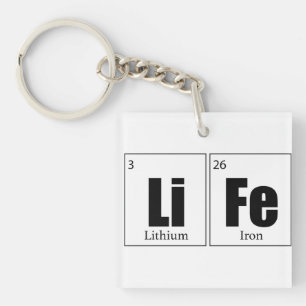 Life Periodic table Keychain