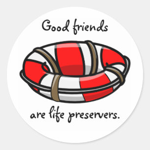 Life Preserver Classic Round Sticker