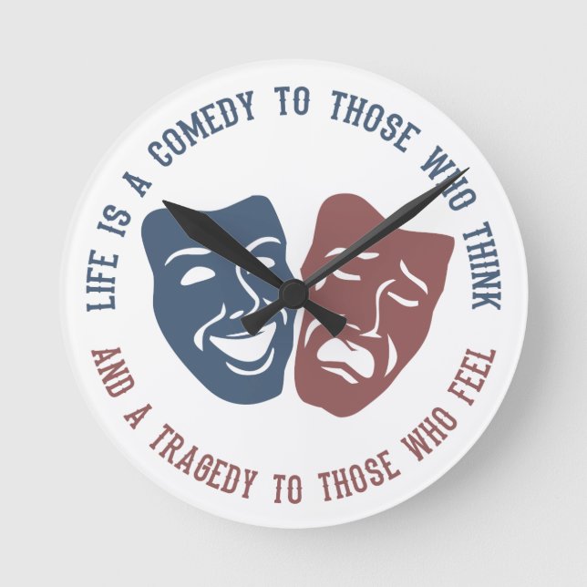 LIFE quote custom wall clock (Front)