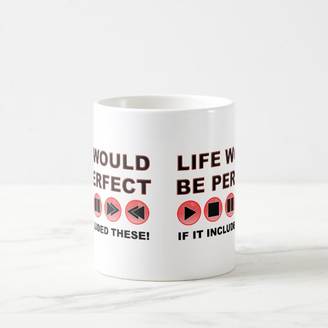 Life Remote Funny Mug (Center)