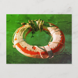 Life Ring Art Photograph Postcard