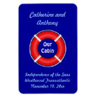 Life Ring Custom Vert. Stateroom Door Marker