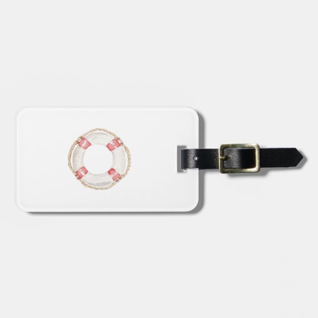 Life Ring luggage tag (Front Horizontal)