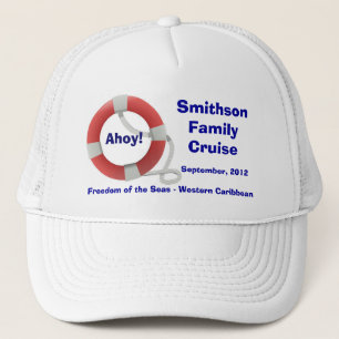 Life Ring Personalized Cruise Trucker Hat