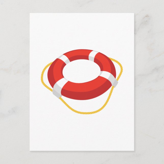 Life Ring Postcard (Front)