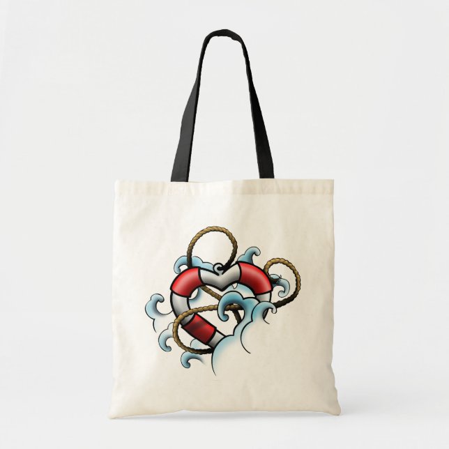 life ring tote bag (Front)