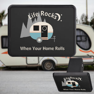 Life Rocks Retro Trailer Hitch Cover