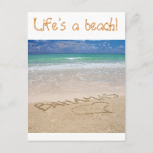 Life’s a beach postcard