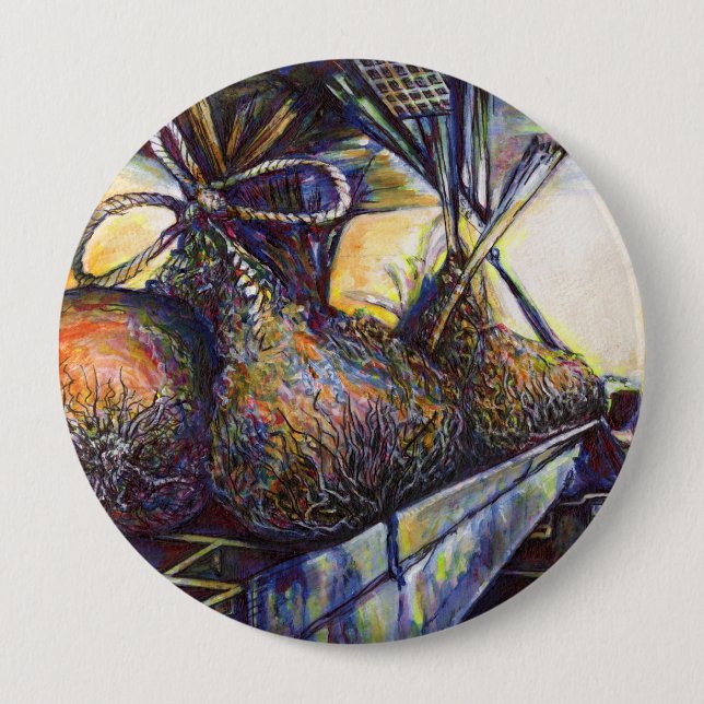 Life’s Hurling Destiny 4 Inch Round Button (Front)