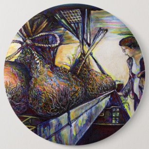 Life’s Hurling Destiny 6 Inch Round Button