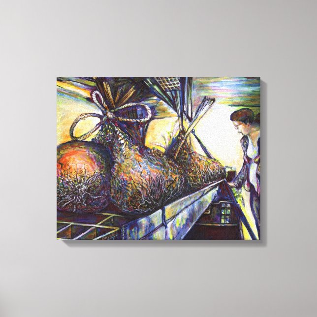 Life’s Hurling Destiny Canvas Print (Front)