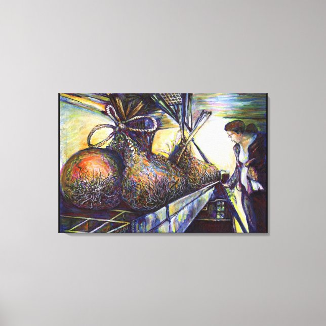 Life’s Hurling Destiny Canvas Print (Front)
