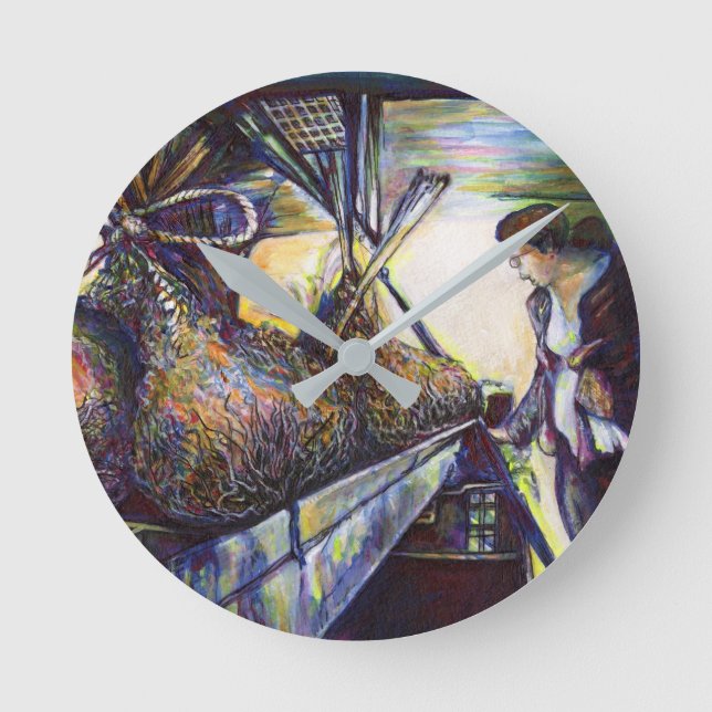 Life’s Hurling Destiny Round Clock (Front)