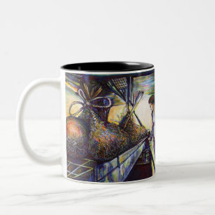 Life’s Hurling Destiny Two-Tone Coffee Mug
