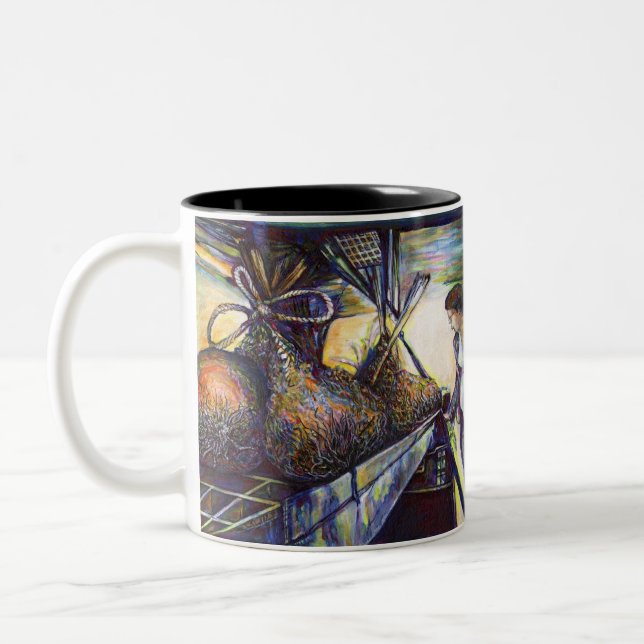 Life’s Hurling Destiny Two-Tone Coffee Mug (Left)