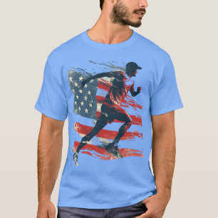 Life’s Not a Sprint, It’s a Marathon   USA Runner  T-Shirt