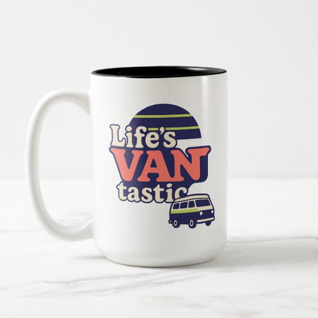 Life’s VANtastic 2025 Trend Palette Two-Tone Coffee Mug (Left)