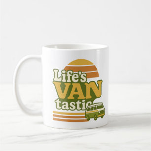 Life’s VANtastic Retro 70s Van Graphic Coffee Mug