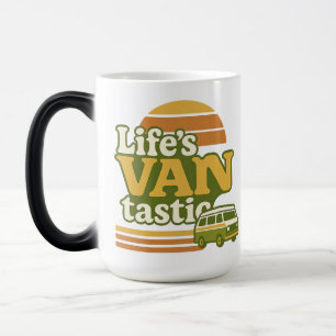 Life’s VANtastic Retro 70s Van Graphic Magic Mug