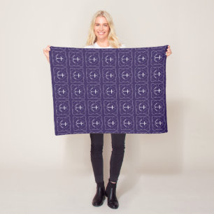 Life Saver/Anchor Fleece Blanket (Lite Print)