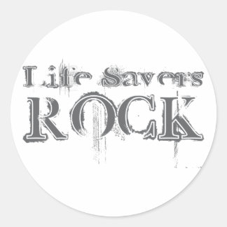 Life Savers Rock Classic Round Sticker