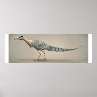 Life Size Shuvuuia Poster