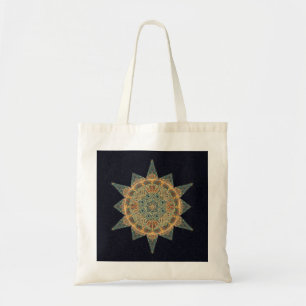 Life Star Mandala Tote Bag