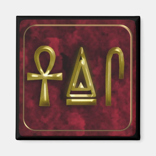 life,strength,health magnet (Front)