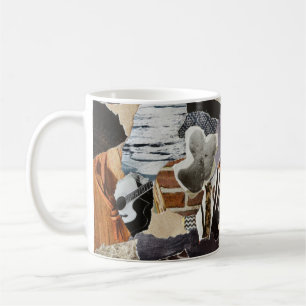 life style Atmosphere color grey, brown, black and Coffee Mug
