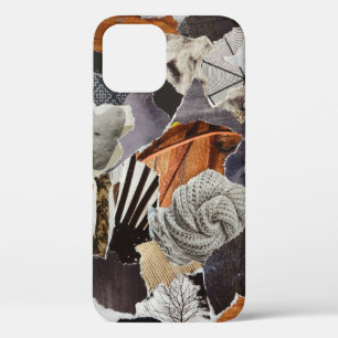 life style Atmosphere colour grey, brown, black an iPhone 12 Case