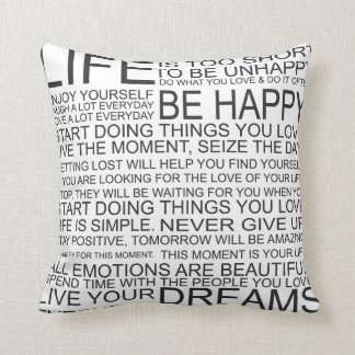 LIFE THROW PILLOW