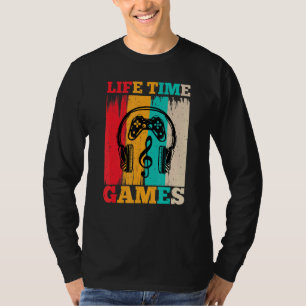 Life Time Games Retro Vintage Style T-Shirt