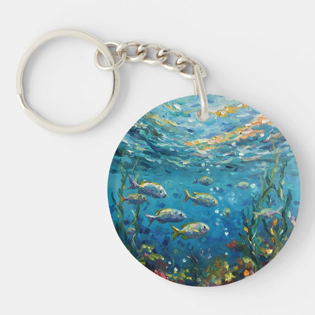 Life Under The Sea Keychain (Front)