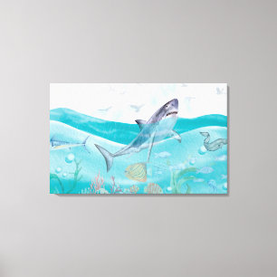 Life under the seas canvas print