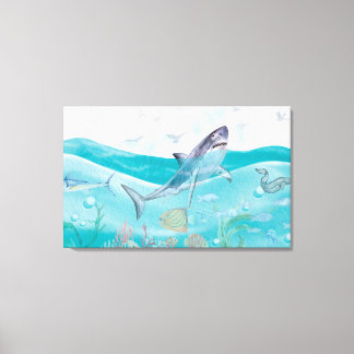 Life under the seas canvas print